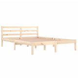 Bed Frame without Mattress Solid Wood Pine 140x200cm 810430