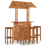 Garden Bar Set Acacia wood color Solid acacia wood Medium Tough 3116009