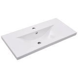 2 Piece Bathroom Furniture Set Ceramic and Engineered Wood 3307659