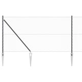 Welded Wire Fence with Spikes 10 x 1 m PVC-Coated Steel 3353200