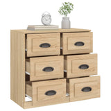 Sideboard Sonoma Oak 70x35.5x67.5 cm Engineered Wood 816435