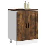 Kitchen Base Cabinet Porto Smoked Oak Engineered Wood 853922