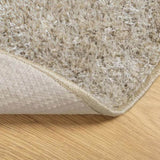 Rug ISTAN High Pile Shiny Look Beige 160 cm 375660