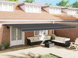 Awning Frame Anthracite 500 x 300 cm Polyester with PU coating 3331215