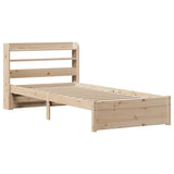 Bed Frame with Headboard without Mattress 90x200 cm 3306730
