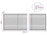 Gabion with 3.5 mm Wire and 5x2.5 cm Mesh 1000x30x150 cm 3461798
