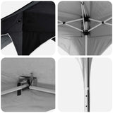 Pop-up Party Tent 194 x 194 x 245 cm Antracite 42019814