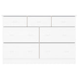 Chest of Drawers ALTA White 112x35x73 cm Solid Wood Pine 353920