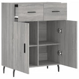 Sideboard Grey Sonoma 69.5x34x90 cm Engineered Wood 828002