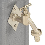 Garden Tanker with Faucet Light Grey Stone Look 316183