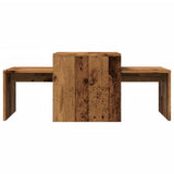 Coffee Table Old Wood 100x48x40 cm Engineered Wood 856054