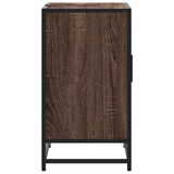 Bathroom Sink Cabinet Brown Oak 65x33x60 cm Engineered Wood 849288