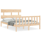 Bed Frame without Mattress 120x200 cm Solid Wood Pine 3193266