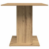 Dining Table Artisan Oak 80x80x75 cm Engineered Wood 855811
