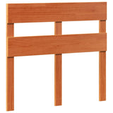 Bed Frame without Mattress Wax Brown 90x190 cm Single Solid Wood Pine 850823