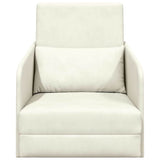 Sofa Bed Cream 65 x 80 x 83 cm Velvet 4106654