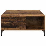 Coffee Table Old Wood 80 x 80 x 36.5 cm Engineered Wood 881183