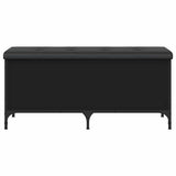 Storage Bench Black 102x42x45 cm Engineered Wood 835147