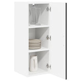 Wall Cabinet LUCCA 2 pcs Black 30 x 31 x 80 cm Engineered Wood 885008