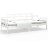 Day Bed without Mattress White Solid Wood Pine 80x200 cm 820333