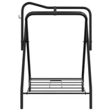 Saddle Rack Foldable Freestanding Black Iron 172440