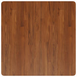 Square Table Top Dark Brown 80x80x1.5cm Treated Solid Wood Oak 343018