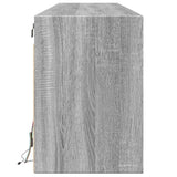 TV Wall Cabinet with LED Grey Sonoma 180x31x45 cm 3307945