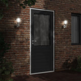 Outdoor Wall Lights 2pcs Silver Stainless Steel 4006229