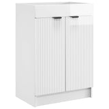 Bathroom Furniture Set High Gloss White 78.5 x 37.5 x 81 cm 3404158
