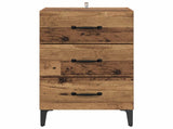 Bedside Cabinet Old Wood 40 x 40.5 x 66 cm Engineered Wood 880622