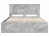 Bed Frame with Headboard Concerte 120 x 200 cm Solid Pine Wood 3410115