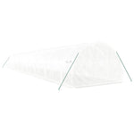 Greenhouse with Steel Frame White 54 m² 18x3x2 m 3188057