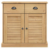 Sideboard with Drawers VIGO 78x40x75 cm Solid Wood Pine 353202