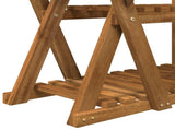 Plant Stand Natural 95 x 25 x 101.5 cm Solid Acacia Wood 903104