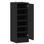 Shoe Cabinet Black 32x35x92 cm Engineered Wood 808973