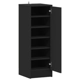 Shoe Cabinet Black 32x35x92 cm Engineered Wood 808973