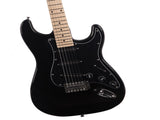 GST Stylish Electric Guitar Kit with Black Pickguard Black 34861087