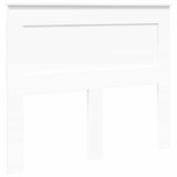 Headboard with Headboard White 135 cm Engineered Wood 887457