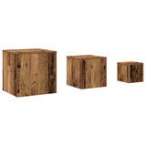 Side Tables 3 pcs Artisan Oak Engineered Wood 856677