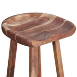Bar Stools 2 pcs Solid Acacia Wood 244247