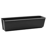 Flower Boxes for Euro Pallets 24 pcs Black 36 x 13.5 x 9.5 cm 42037211