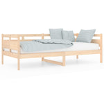 ZNTS Day Bed without Mattress Solid Wood Pine 90x200 cm 820297