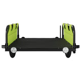Bike Trailer Green Oxford Fabric and Iron 94179