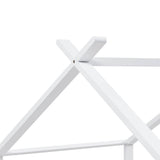 Kids Bed Frame White Solid Pine Wood 90x200 cm 283369