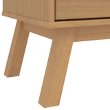 Wardrobe "OLDEN" Brown 76,5x53x172 cm Solid Wood Pine 358594