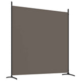 4-Panel Room Divider Anthracite 698x180 cm Fabric 350284