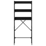 Washing Machine Shelf with Shelf Black 0ak 67 x 25 x 163 cm 883552