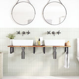 Bathroom Vanity Top Oil Finished 140x40x2 cm Solid Wood Acacia 3279691