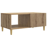 Coffee Table Artisan Oak 90 x 50 x 40 cm Engineered Wood 894734