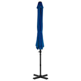 Cantilever Garden Parasol with Aluminium Pole Azure Blue 300 cm 46989